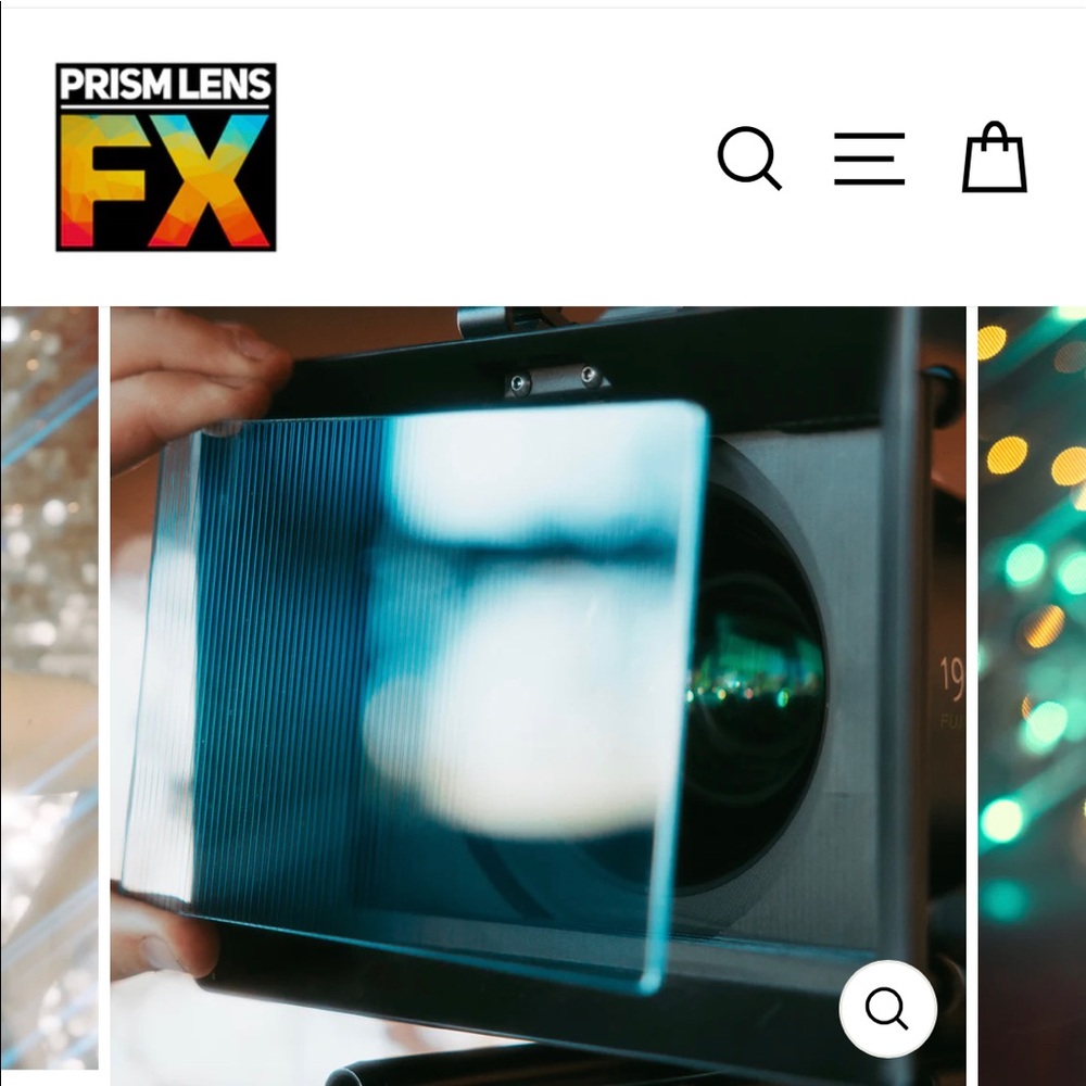 Prism Lens FX Blue Flare 4x5.65 Matte Box filter